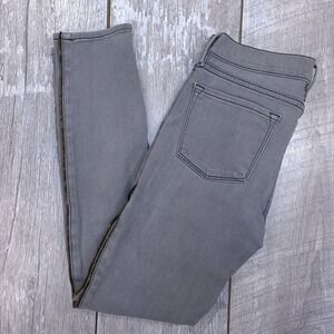 FRAME Jeans Womens 25 Le Skinny De Jeanne Gray Denim Low Rise Pants